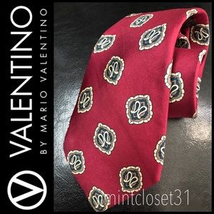 🆕 Valentino by Mario Valentino Silk Tie